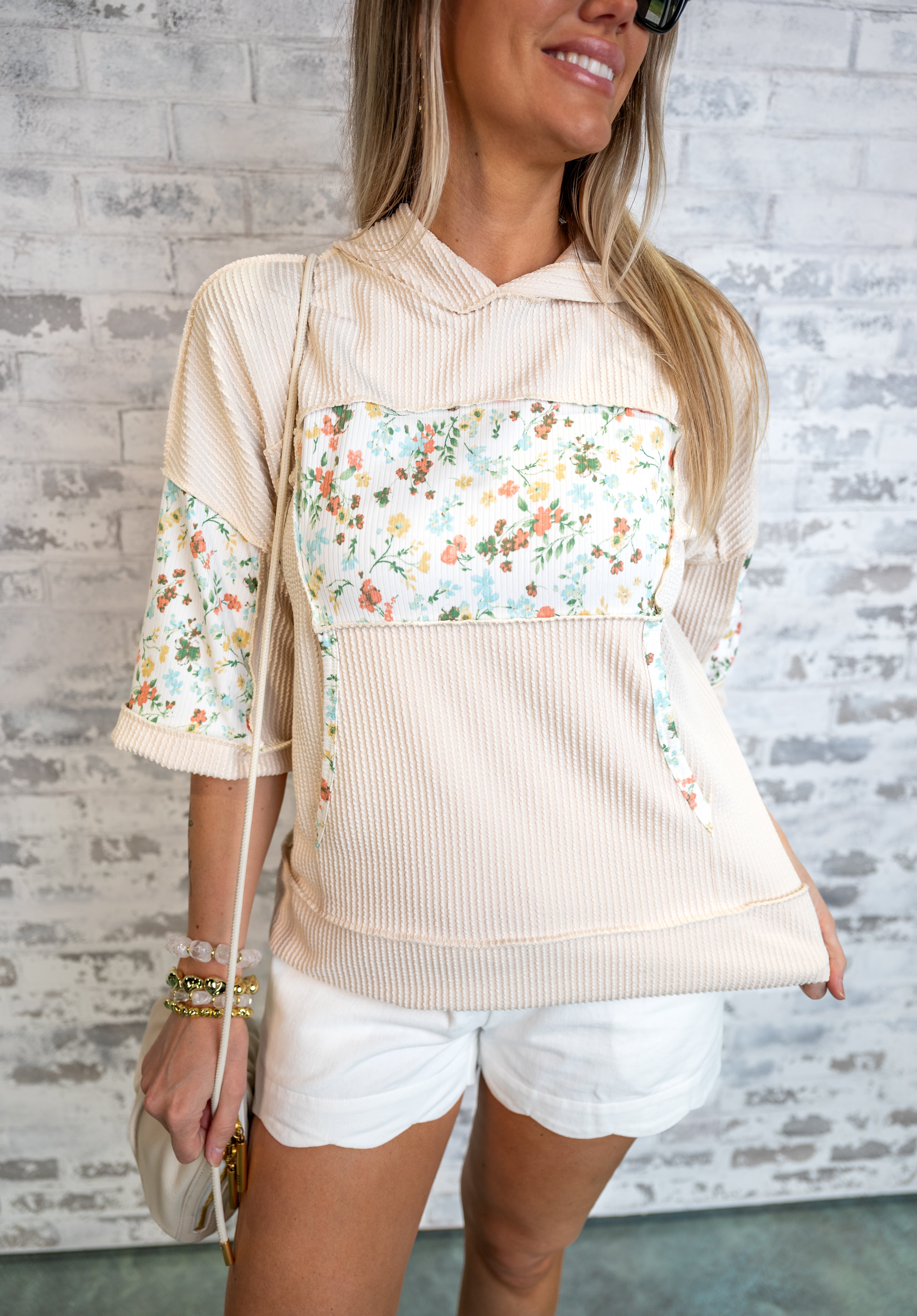 Bloom & Breeze Oversized Ribbed Top