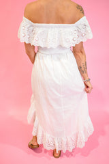 Bloom & Glow Dress - White