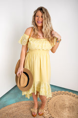 Bloom & Glow Dress - Yellow