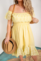 Bloom & Glow Dress - Yellow