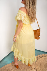 Bloom & Glow Dress - Yellow