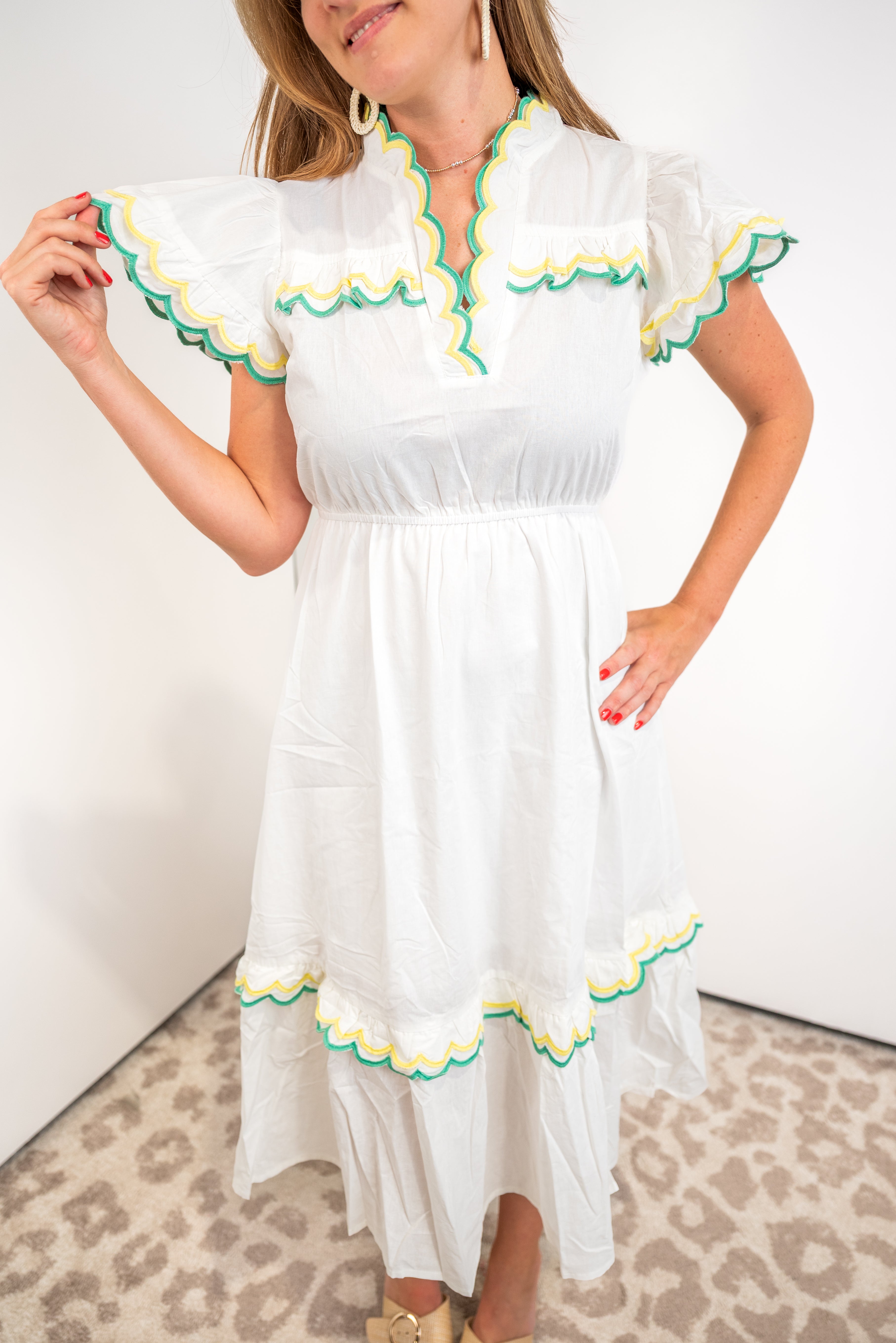 Bloomstep Midi Dress