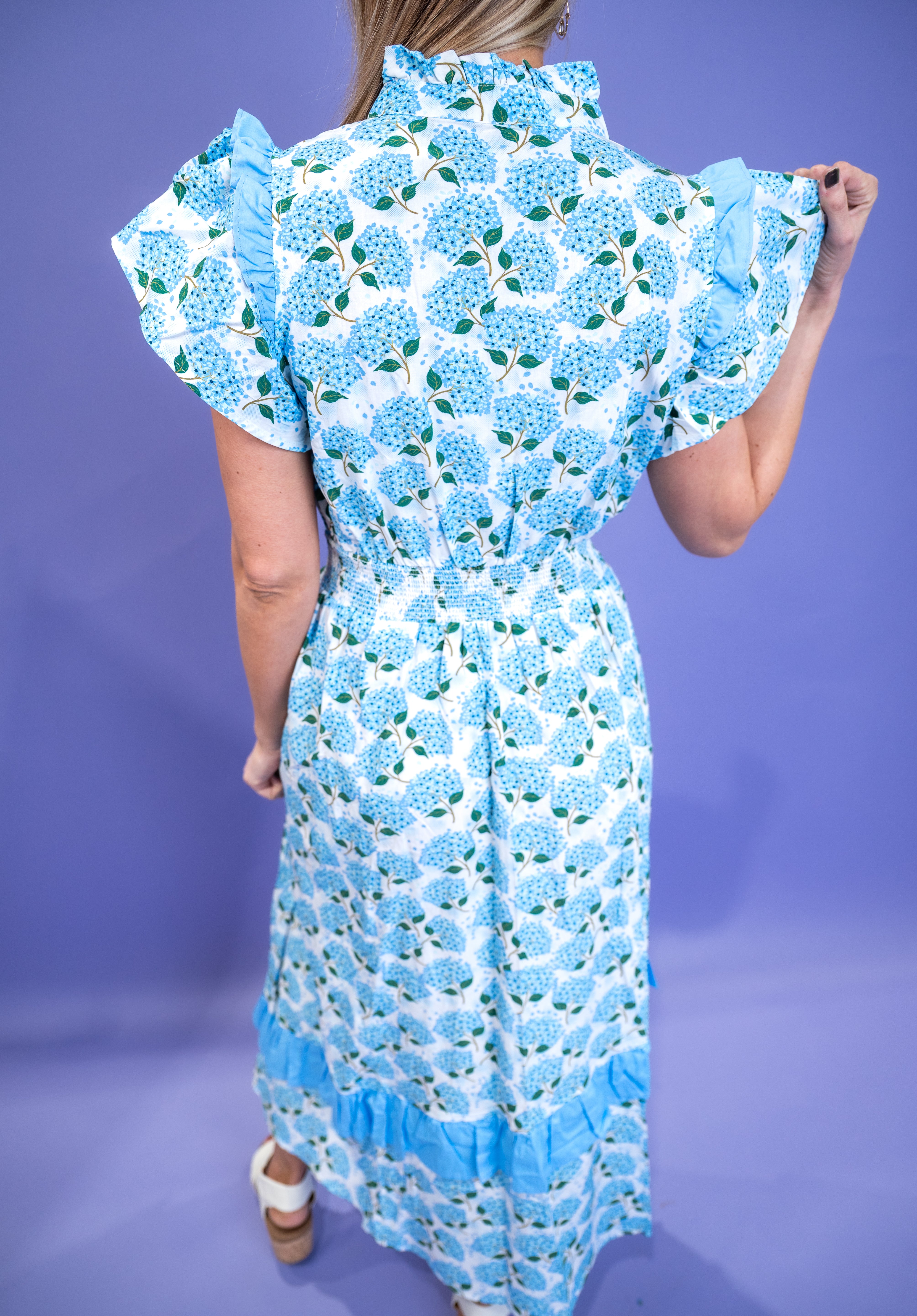 Blossom Drift Flutter Dress