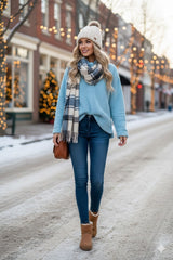 Winter Hugs Fleece Jacket - Blue