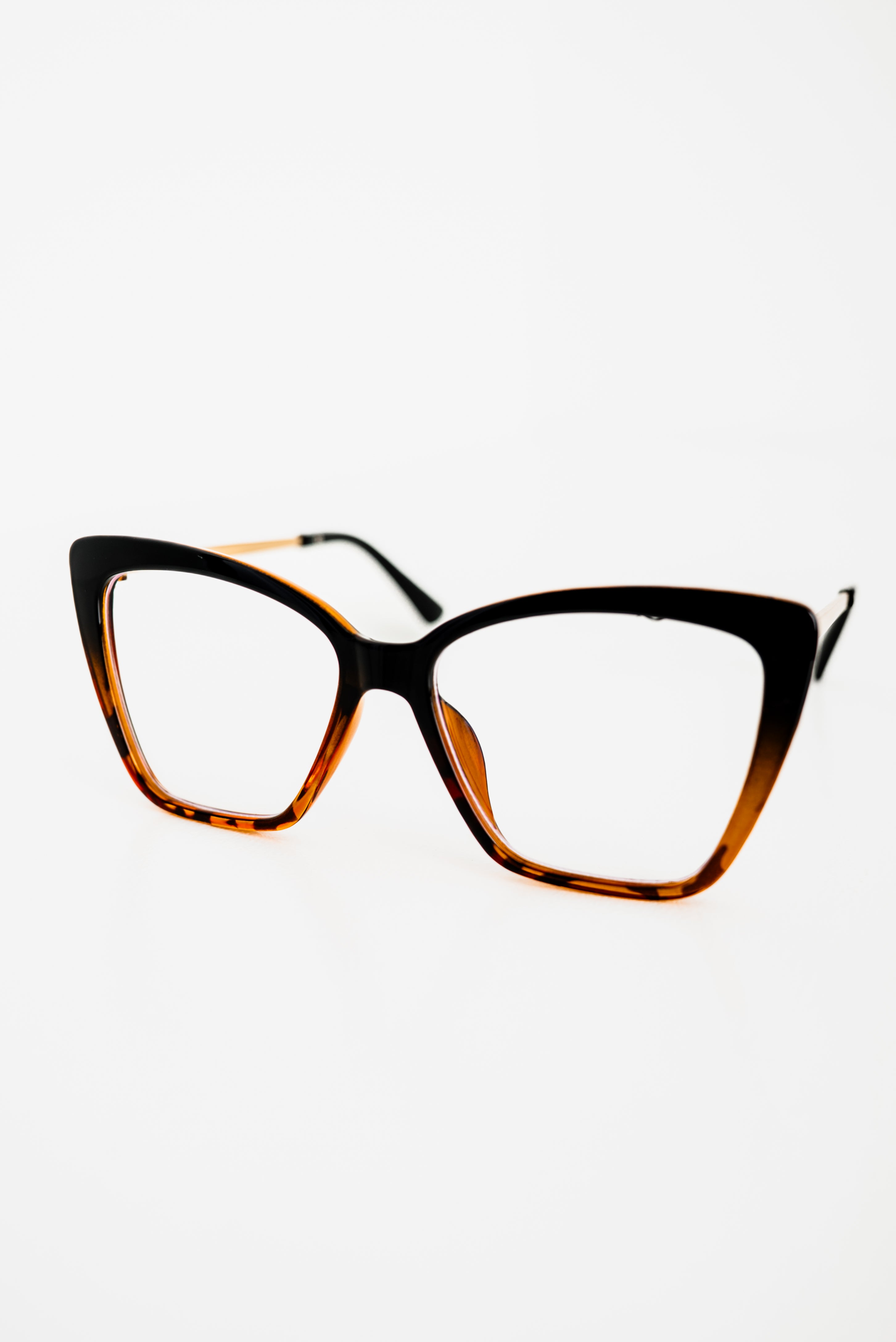 Bold Horizon Cat Eye Frames - Tortoise