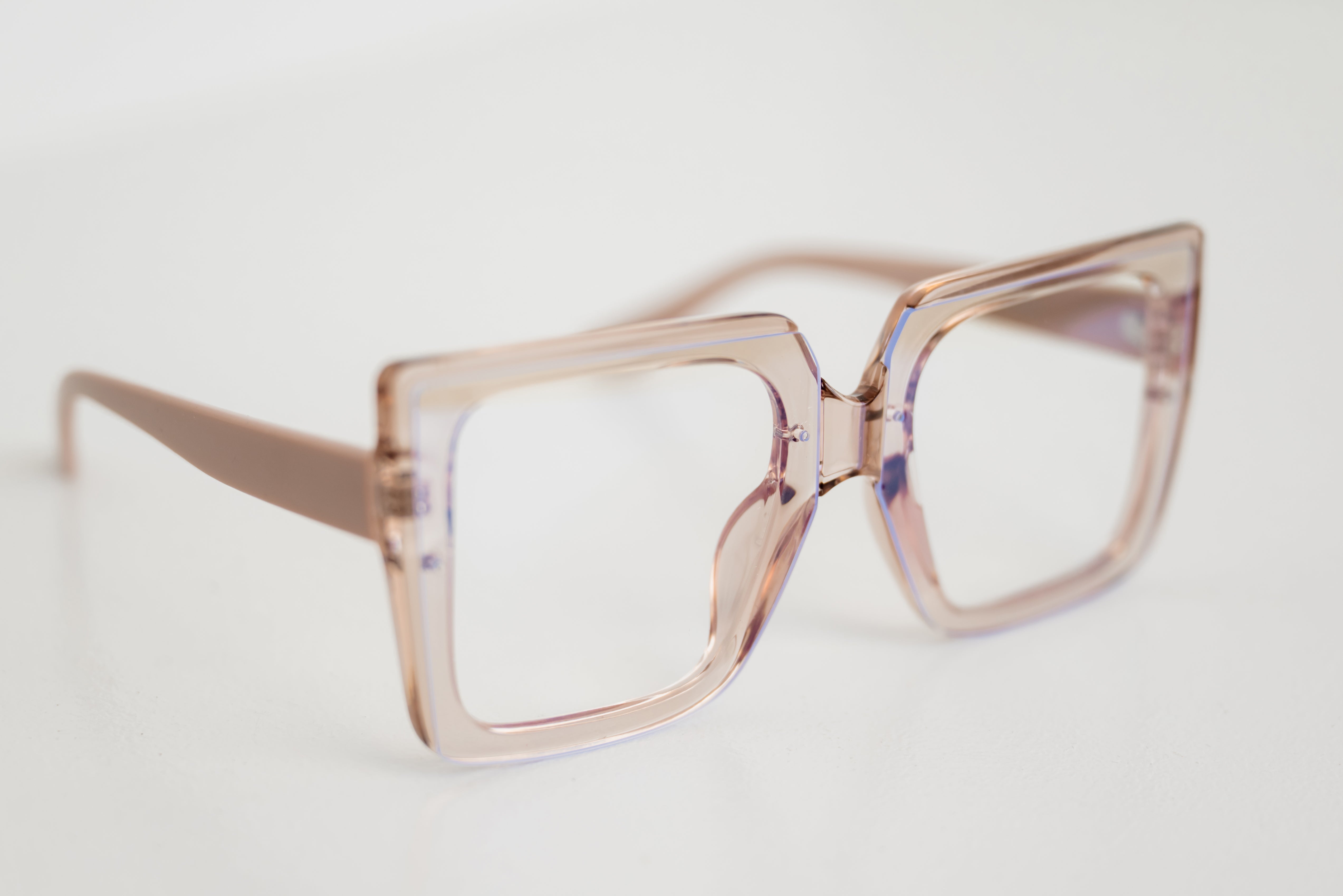 Boss Babe Optical Glasses - Dusty Pink