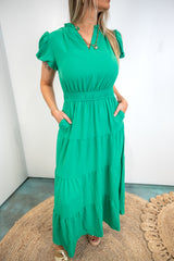Breezy Belle Puff Sleeve Dress