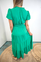 Breezy Belle Puff Sleeve Dress