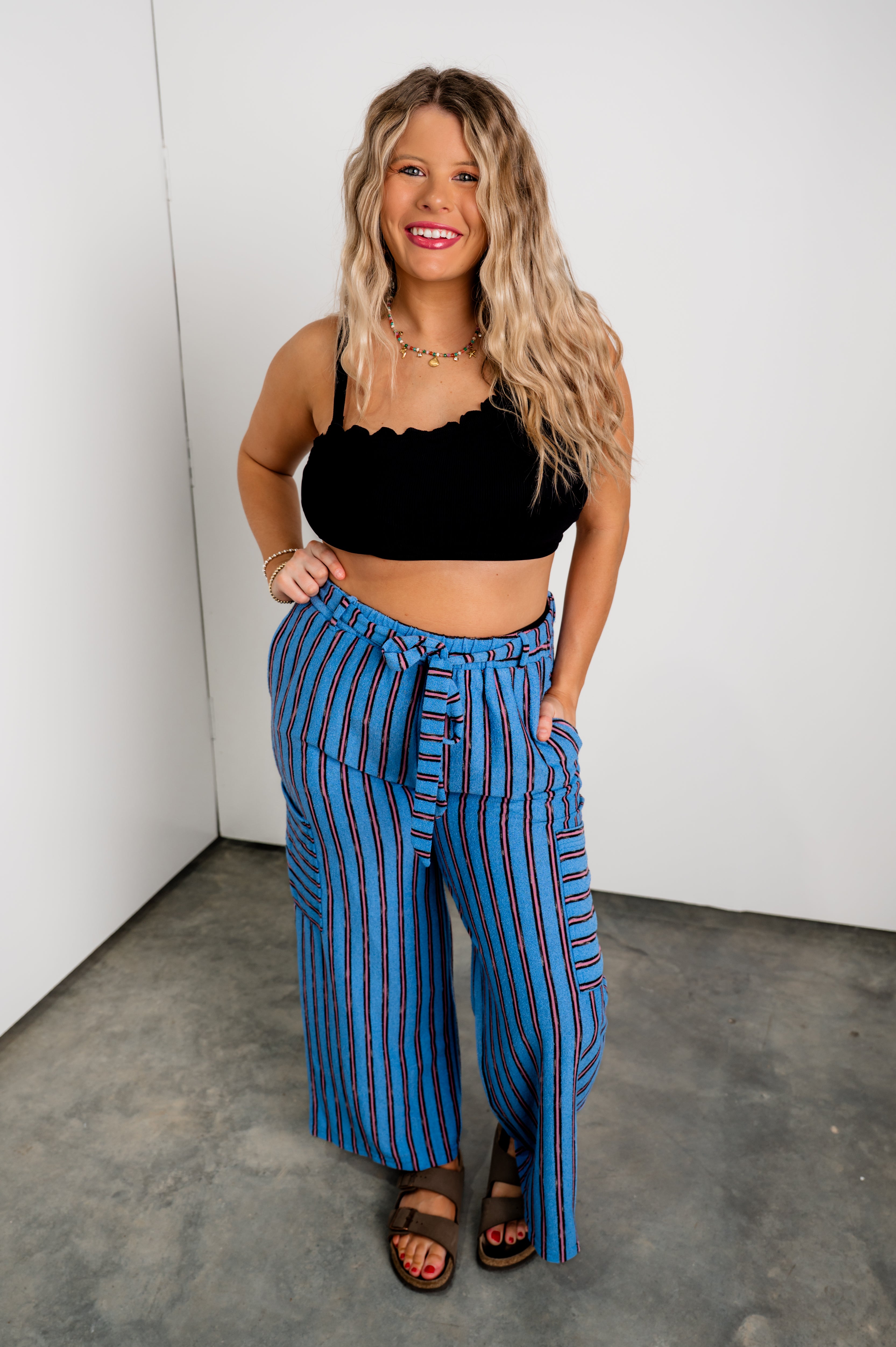 Breezy Lines Lounge Pants