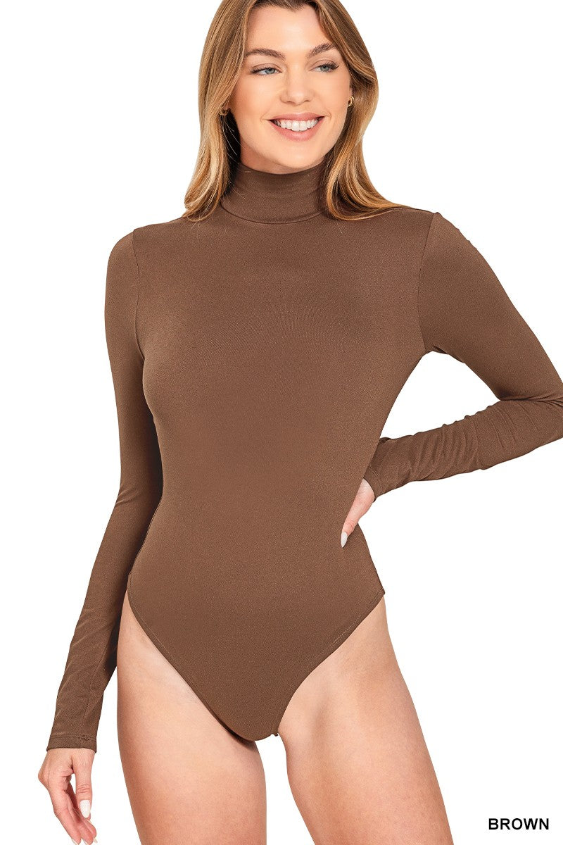 Soft Sculpt Bodysuit - Brown - EOS Final Sale