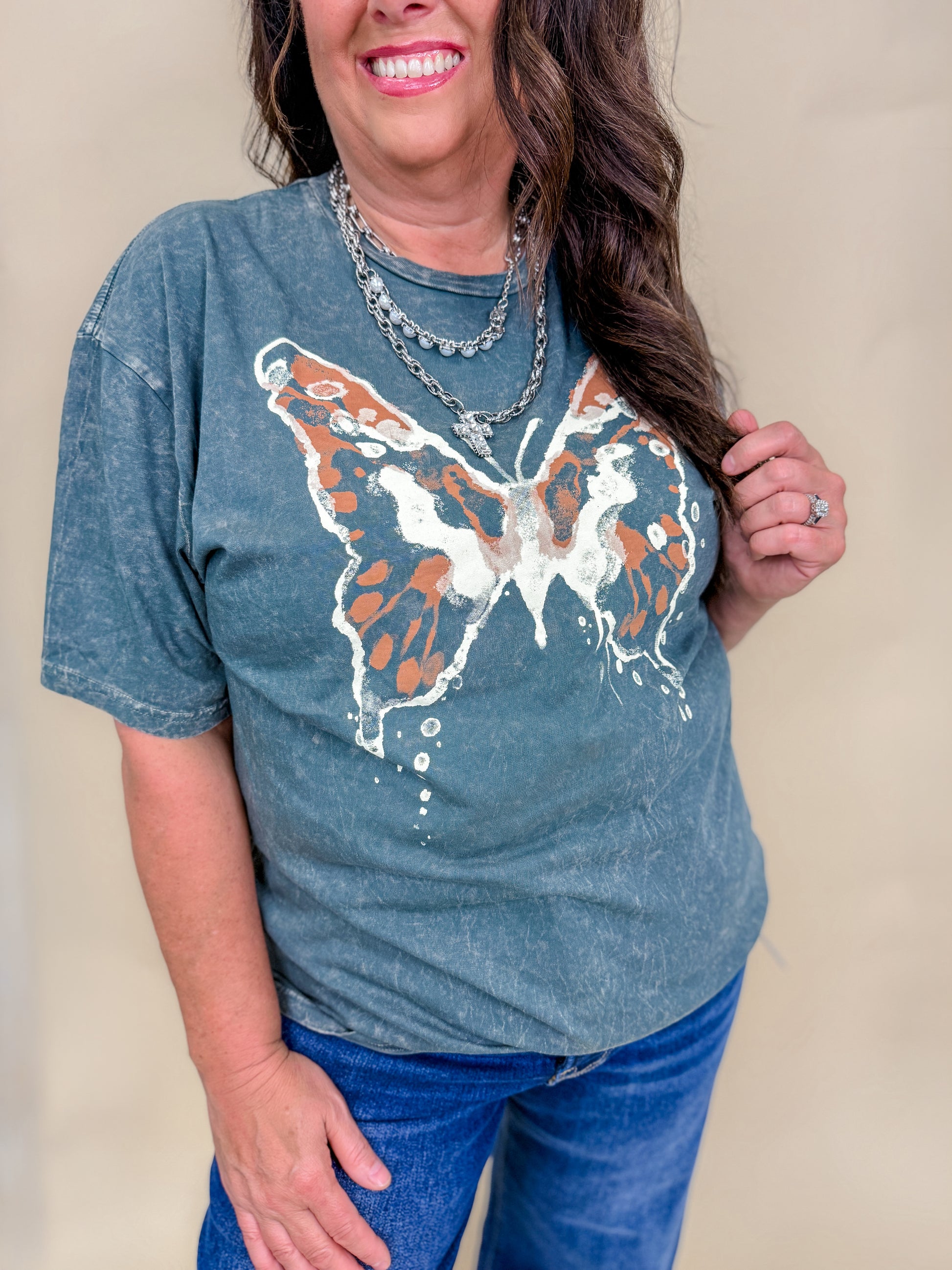 Butterfly Graphic Top