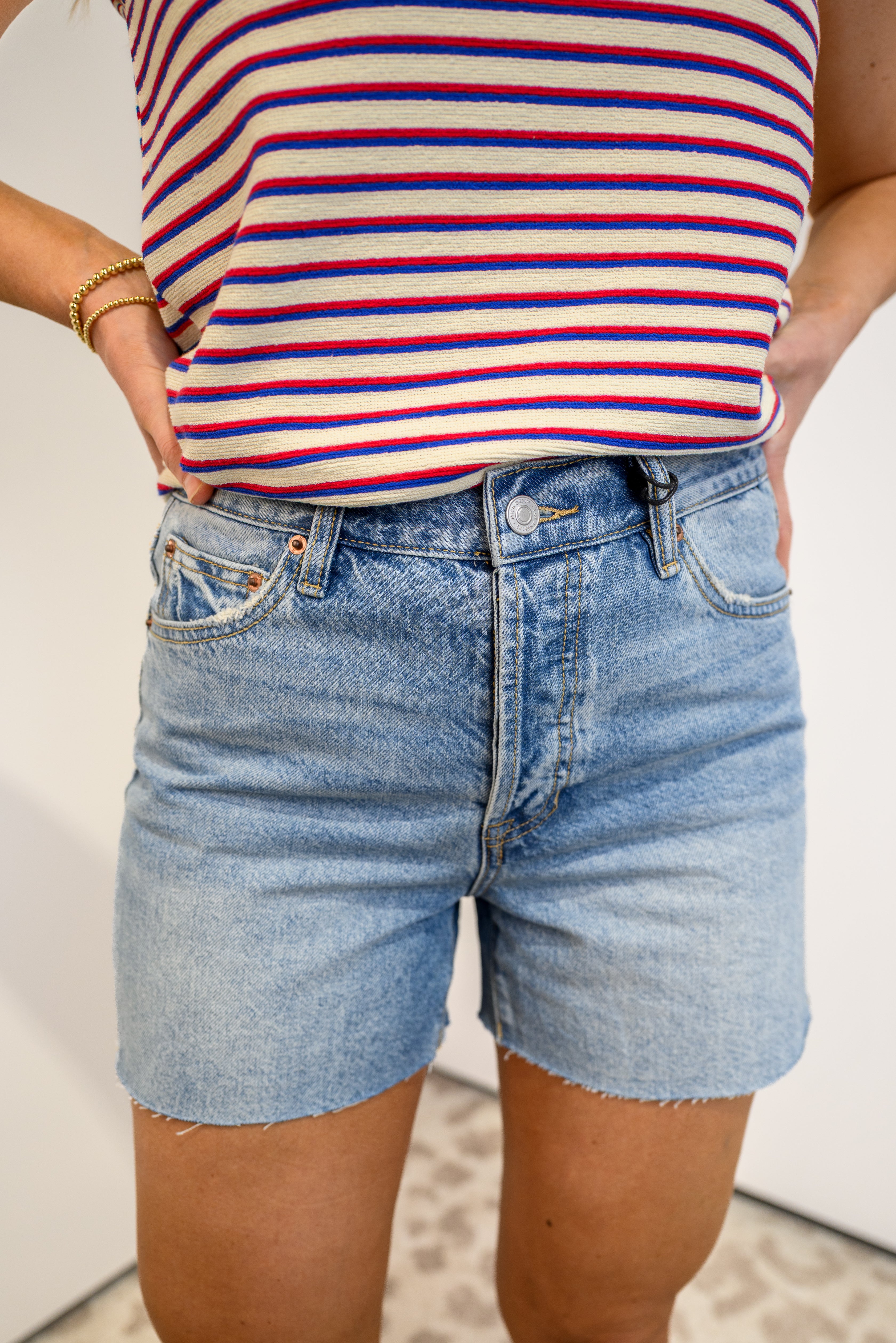 Buttoned Up Babe Shorts