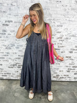 Off-Grid Denim Romper