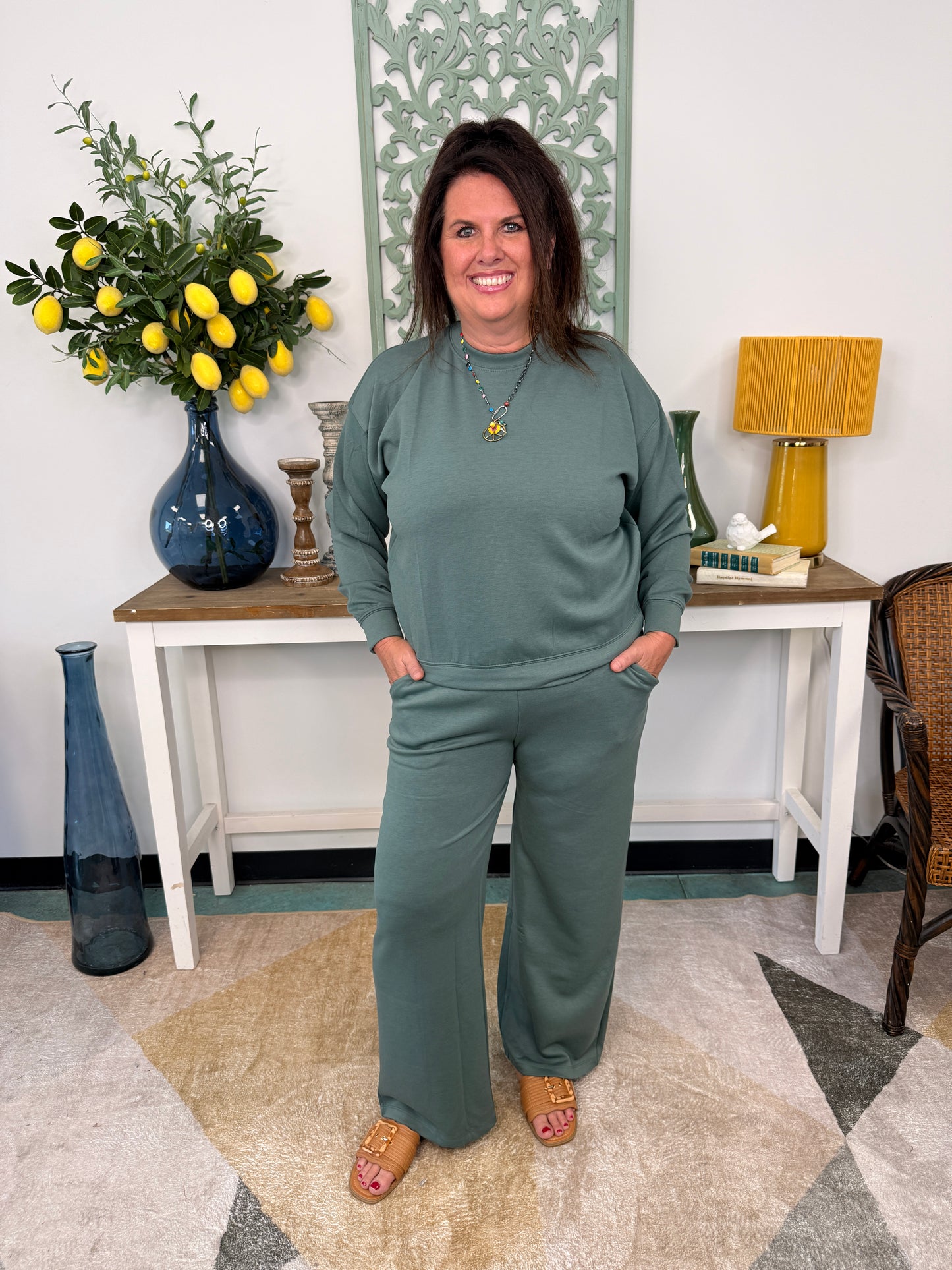Scuba Crewneck Pullover & Pants Set