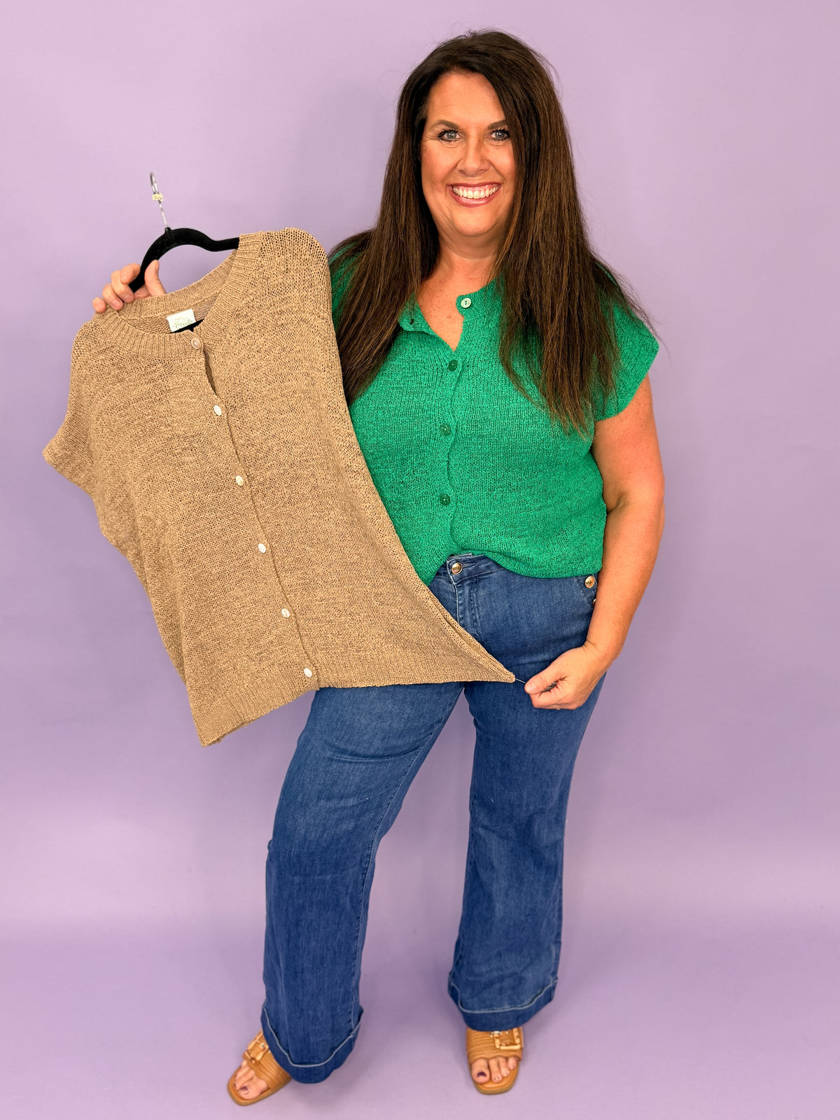 Easy Days Button-Up Sweater DOORBUSTER