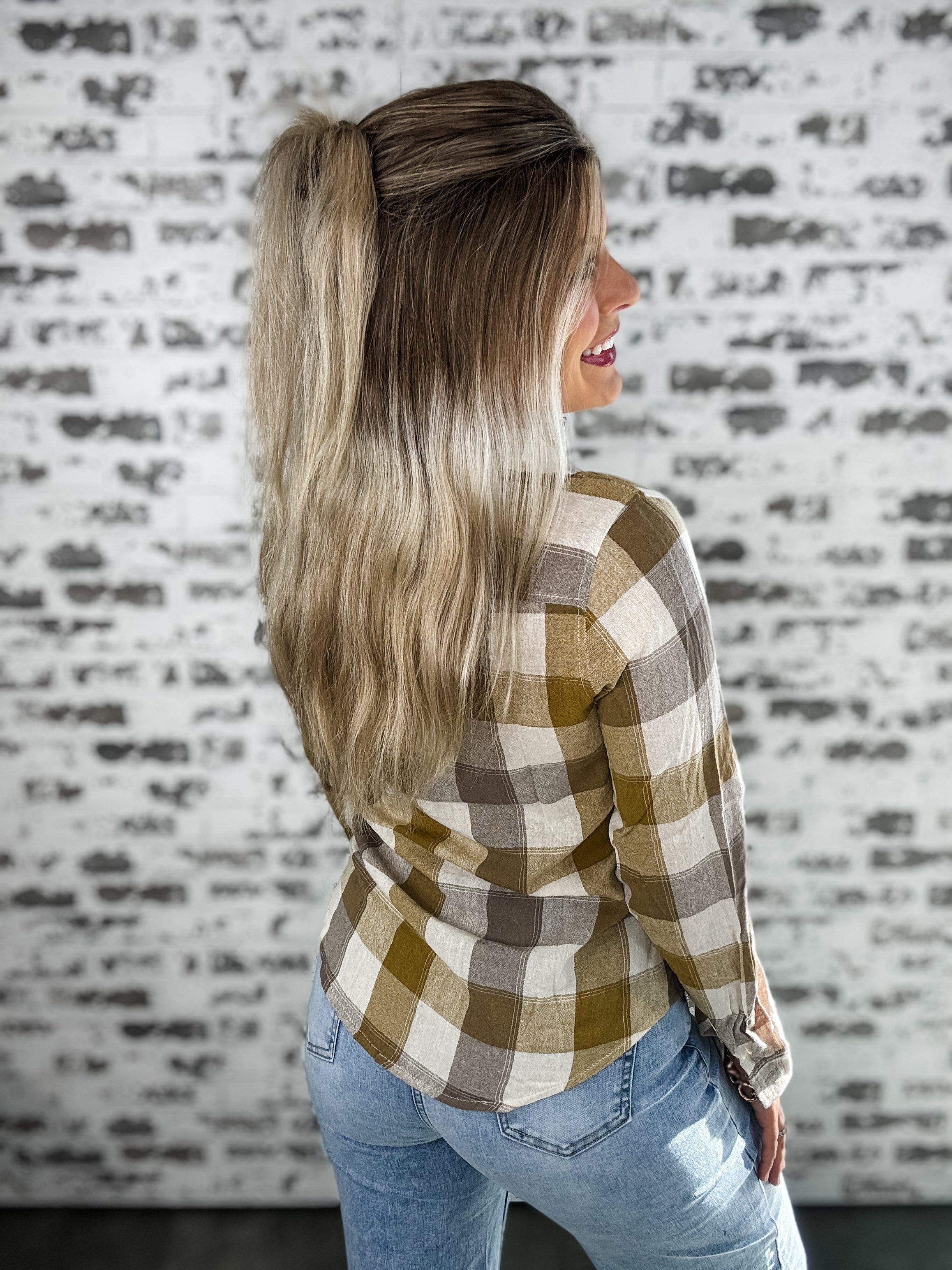 Classic Plaid Western Top