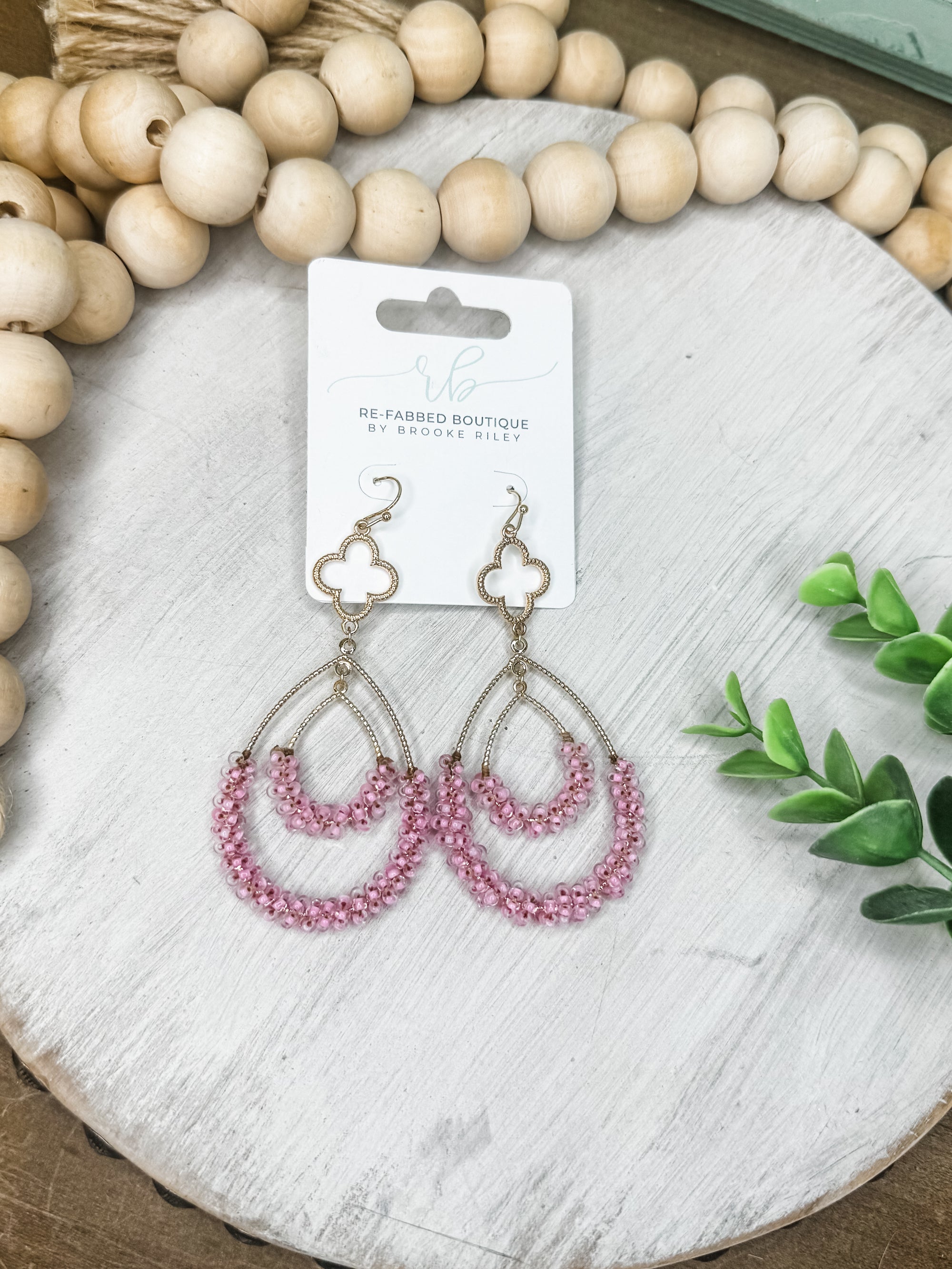 Mirror Perfect Earring - Pink