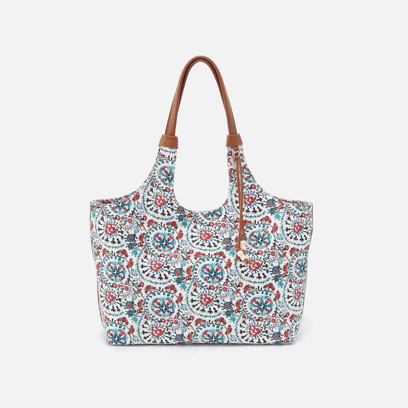 HOBO: La Jolla Tote in Batik Blooms