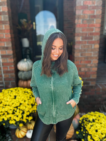 Destination Delight Jacket - Green *Final Sale*