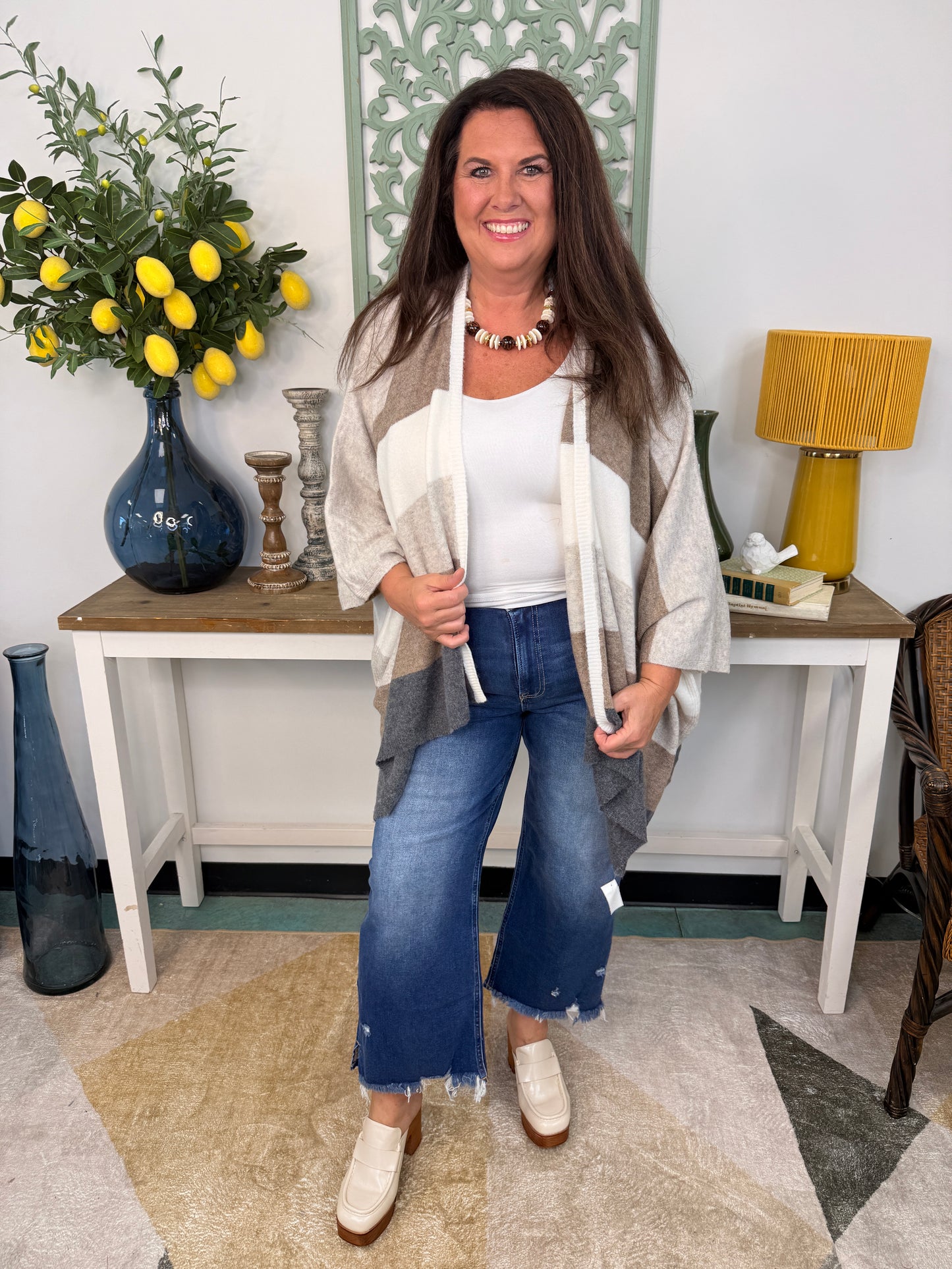 Zuri Poncho Cardigan