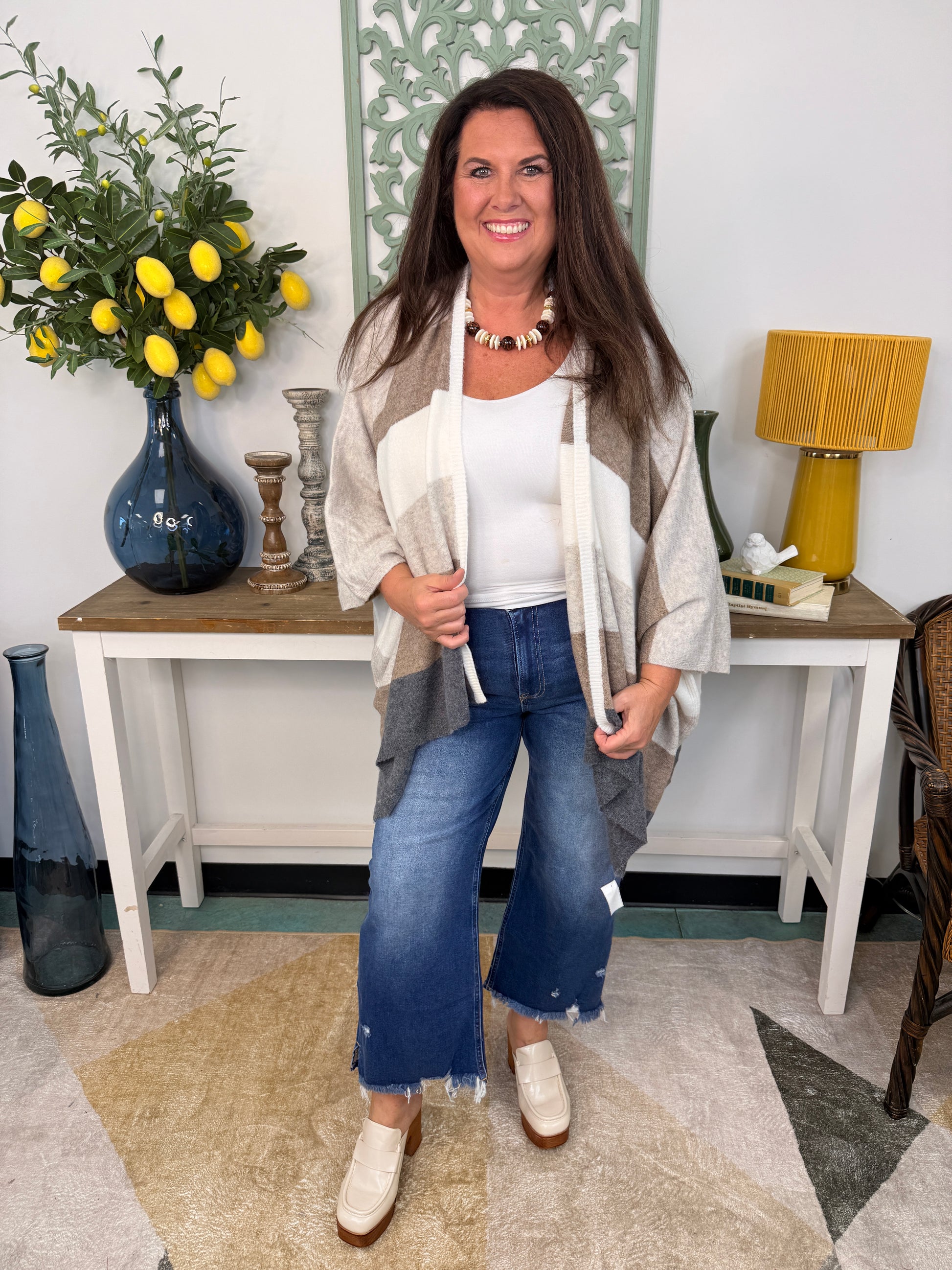 Zuri Poncho Cardigan