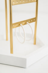 Candy Coat Hoops - White