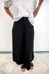 Cascade Cut Flow Pants - Black FINAL SALE