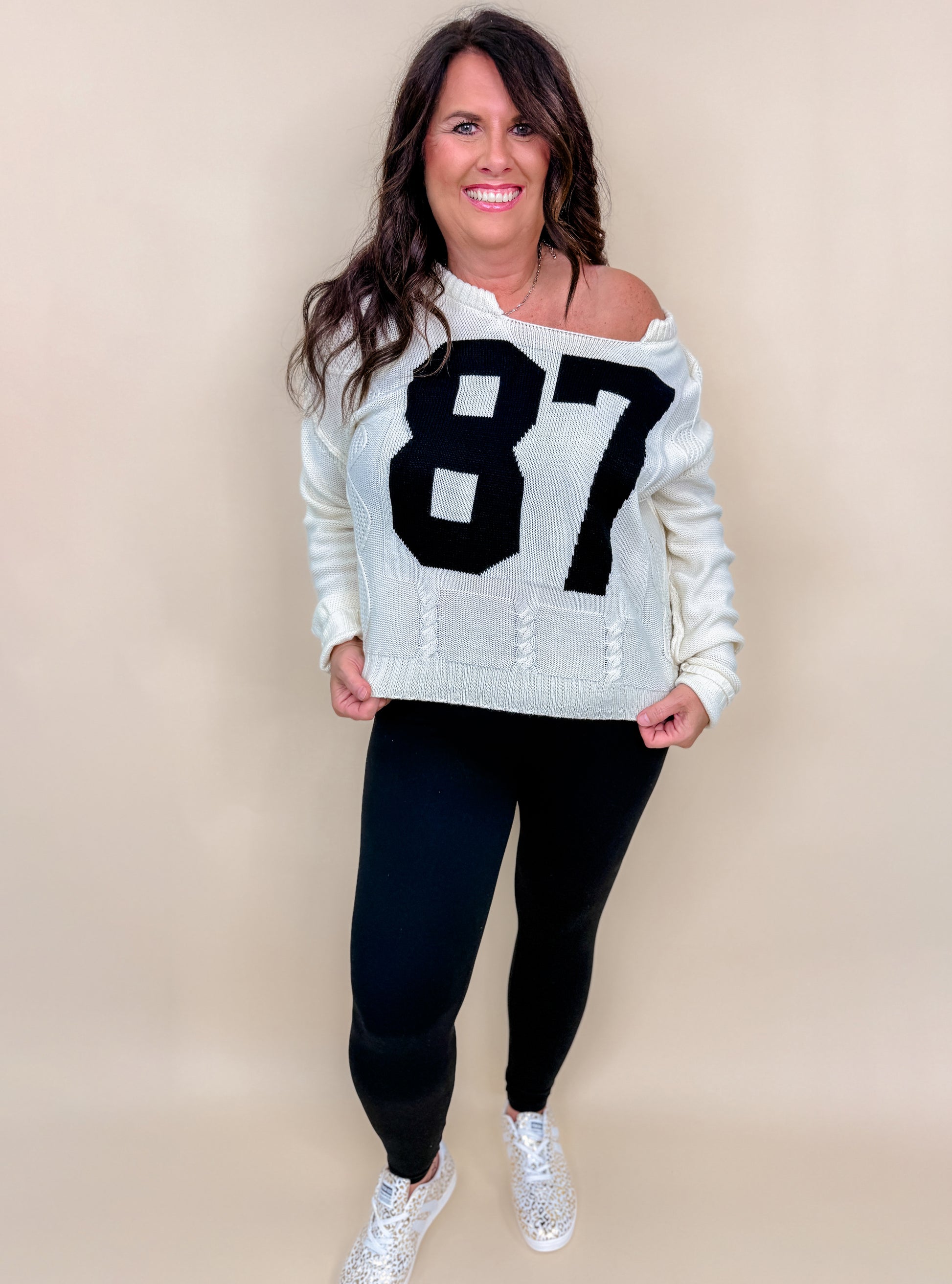 Casual Color Block Round Neck Knited Top