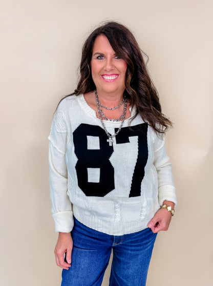 Casual Color Block Round Neck Knited Top