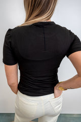 Casual Day Crew Neck Tee - Black
