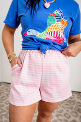 Check & Charm Shorts