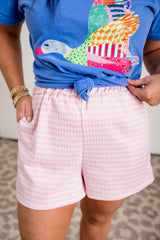 Check & Charm Shorts