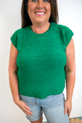 Chill Mode Sweater Vest - K Green