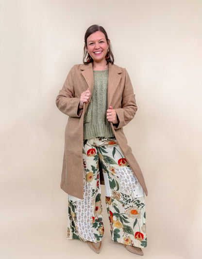 Classic Single Breasted Long Coat - Final Sale