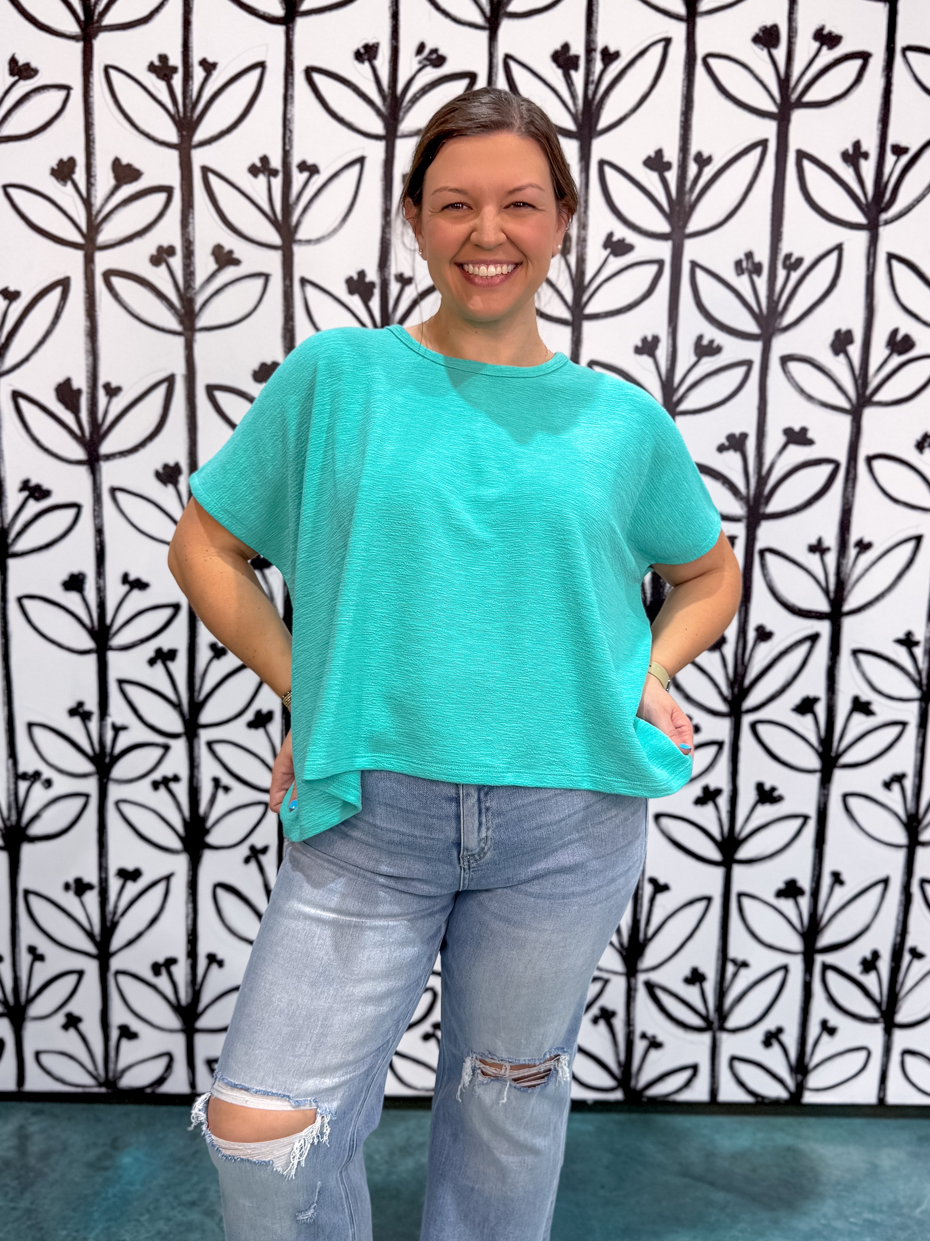 Classic Slub Box Tee - Mint DOORBUSTER