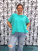 Classic Slub Box Tee - Mint DOORBUSTER