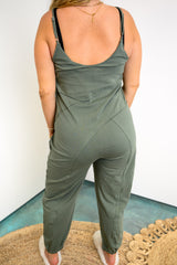 Cloudlight Sleeveless Jumpsuit - Olive