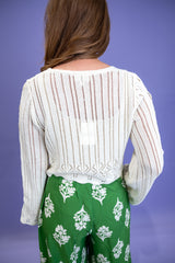 Coastal Breeze Tie Cardigan