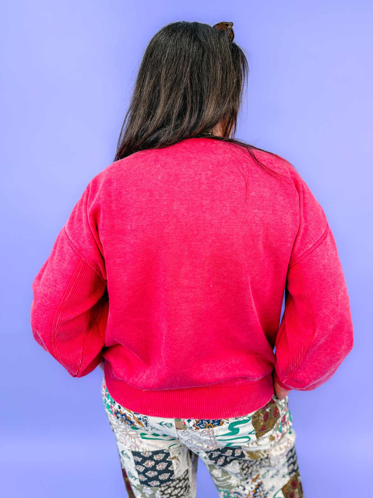 Comfy Acid Wash Pullover | DOORBUSTER