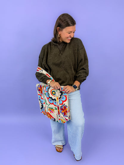 Comfy Acid Wash Pullover | DOORBUSTER