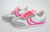 Corky's Kickoff Sneaker - Grey/Pink