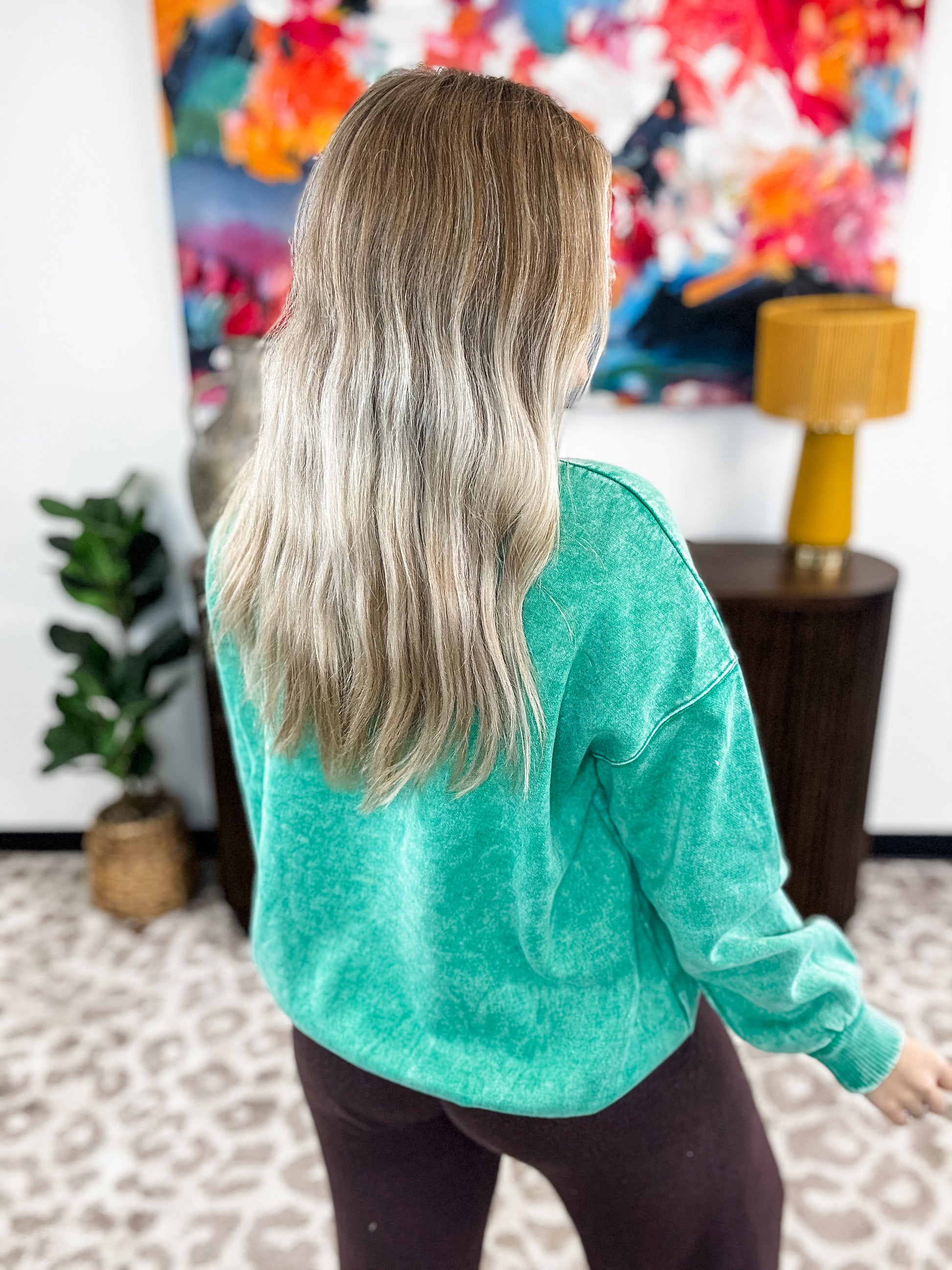 Weekend Wanderer Pullover - Green *Final Sale*