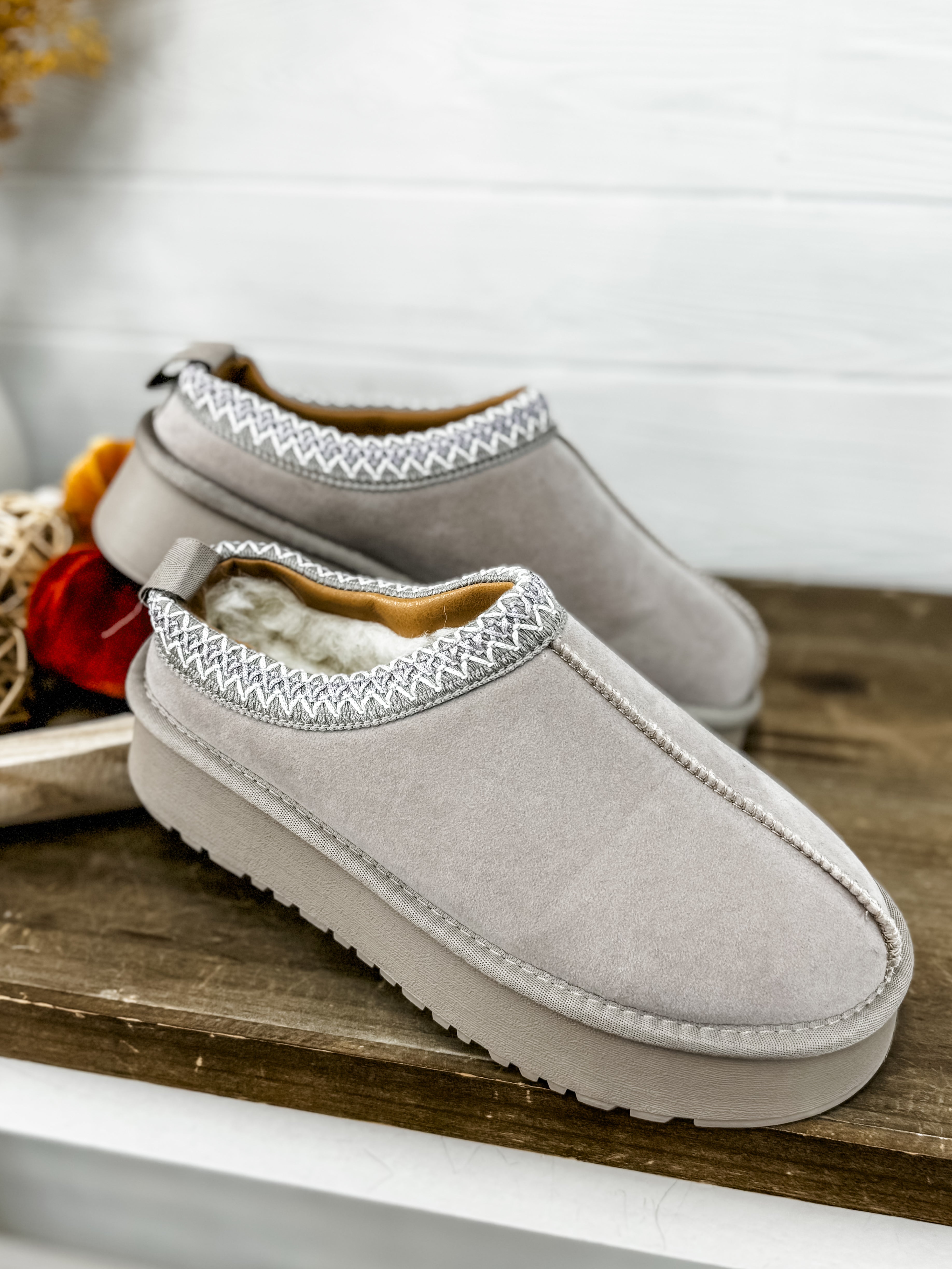 Tessa Slip On Shoe Light Grey ReFabbed Boutique