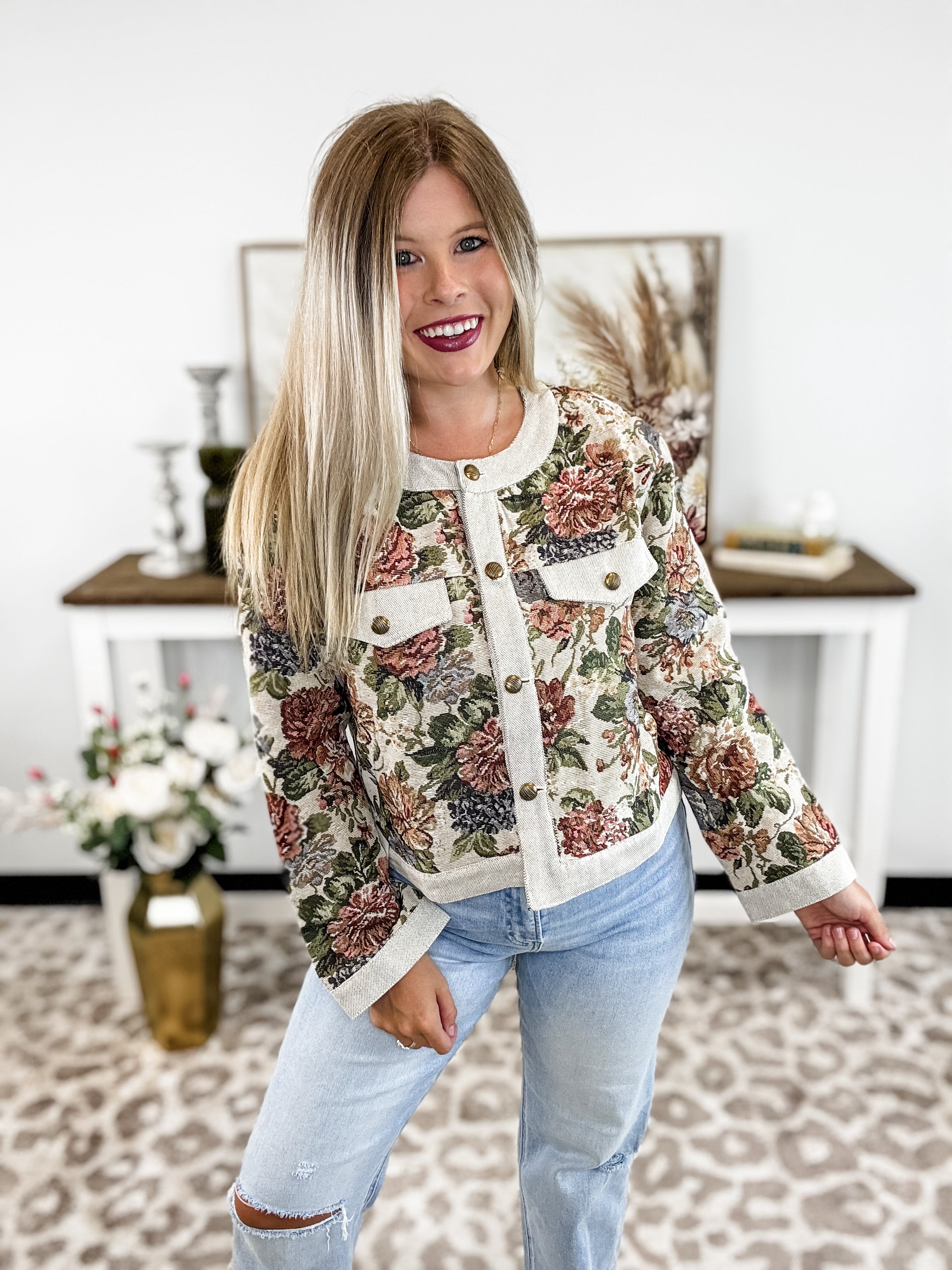 Bloomline Jacket - Mocha