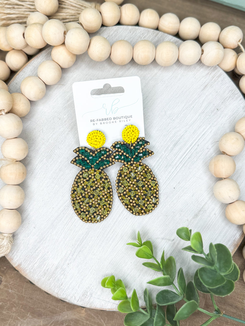 Pretty Pineapple Earrings