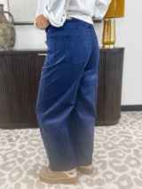 Rope String Pants - Navy FINAL SALE