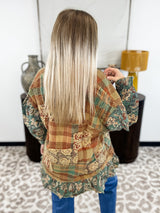 Jaded Gypsy Stormy Skies Top