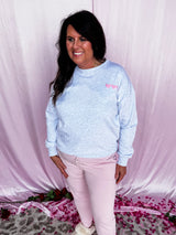 Spread The Love of Jesus Sweatshirt - Ice Grey