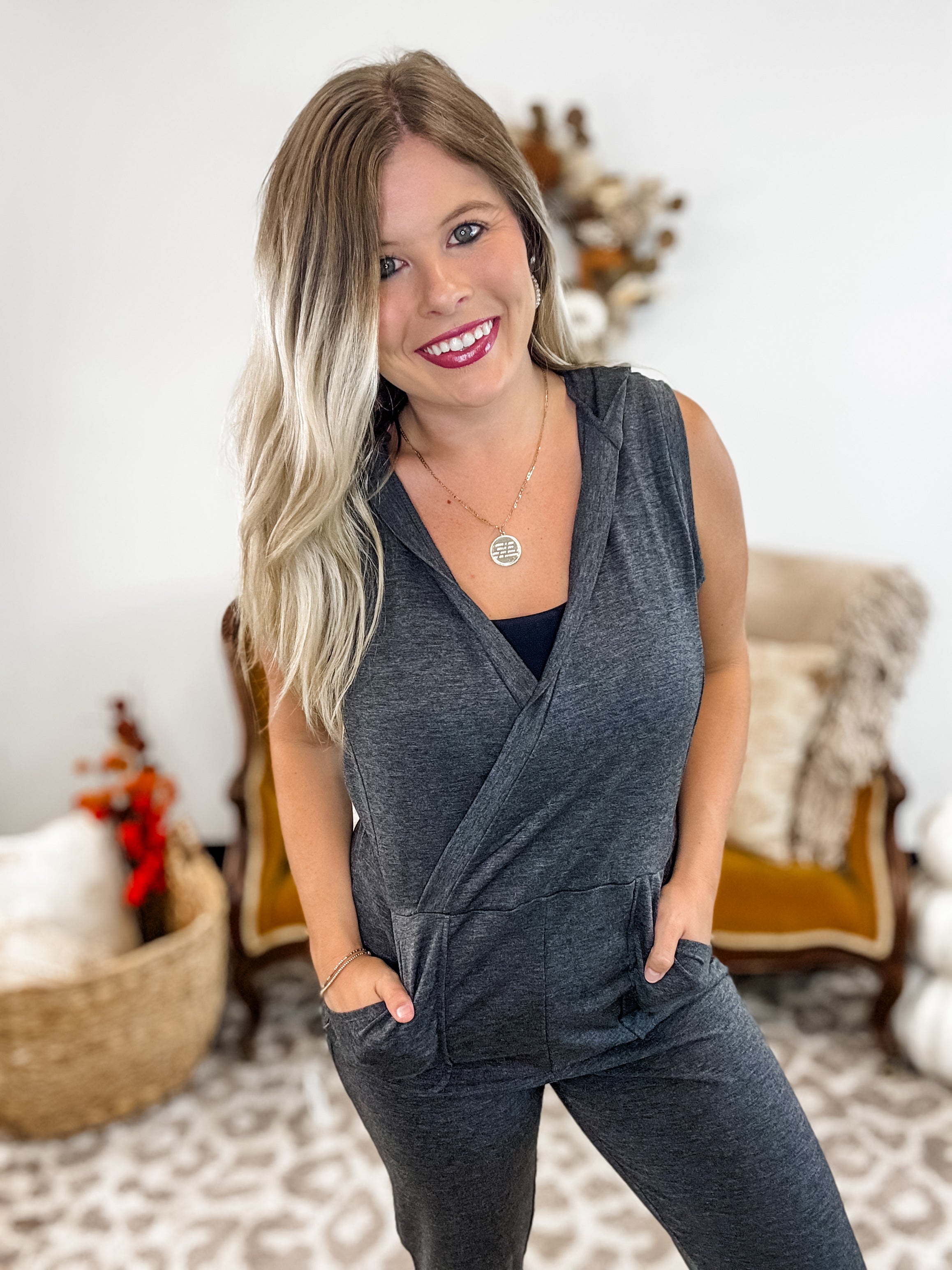 Urban Ease Hoodie Jumpsuit FINAL SALE