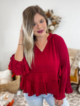 Ruffle & Ready Top FINAL SALE